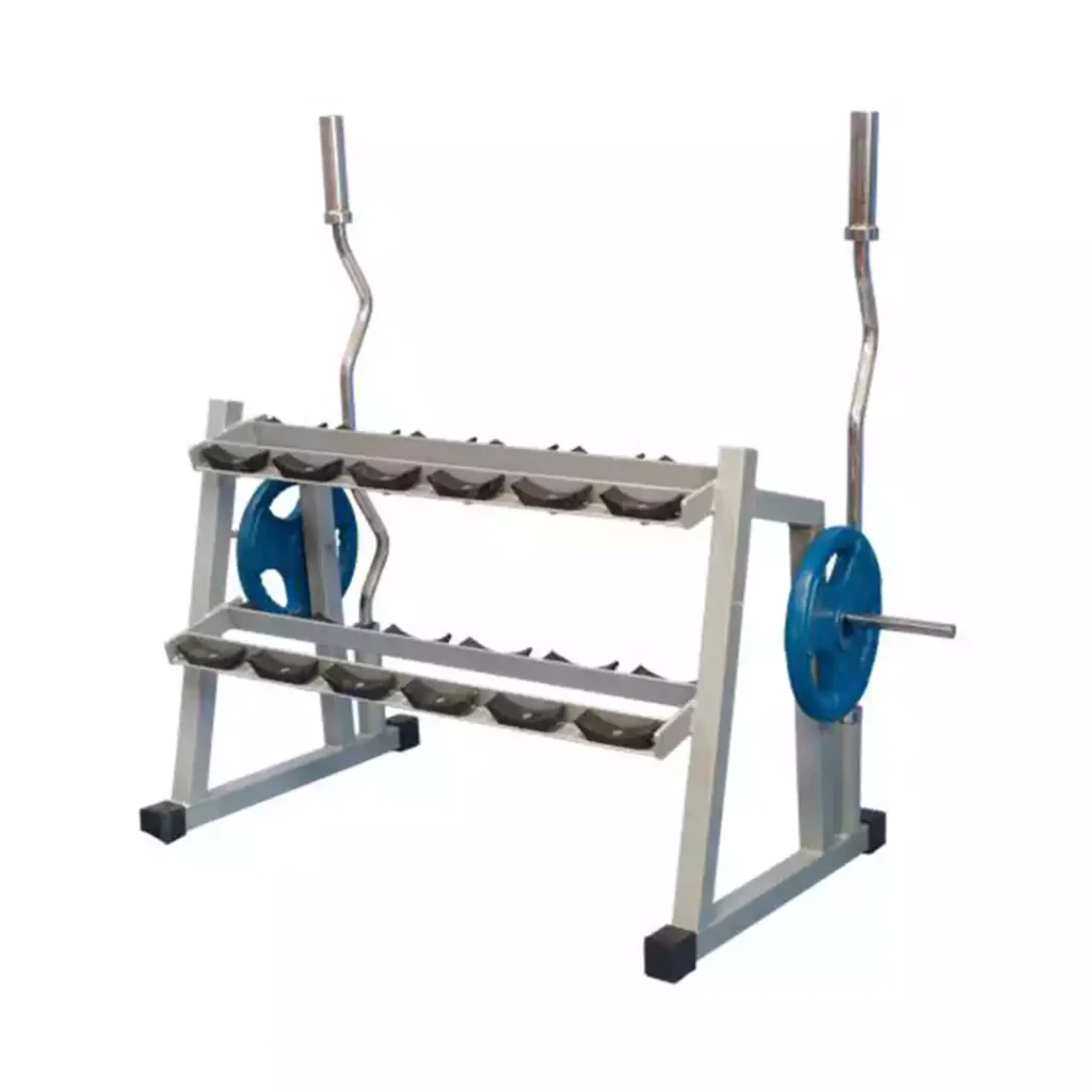 2-Teir Dumbbells Rack All-In-One 6 Pairs