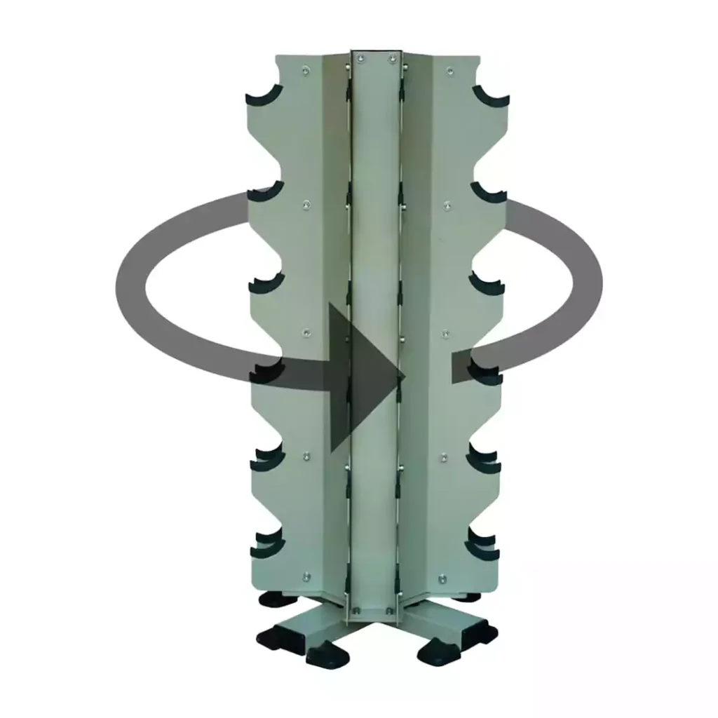 360 Degree Vertical Dumbbells Rack