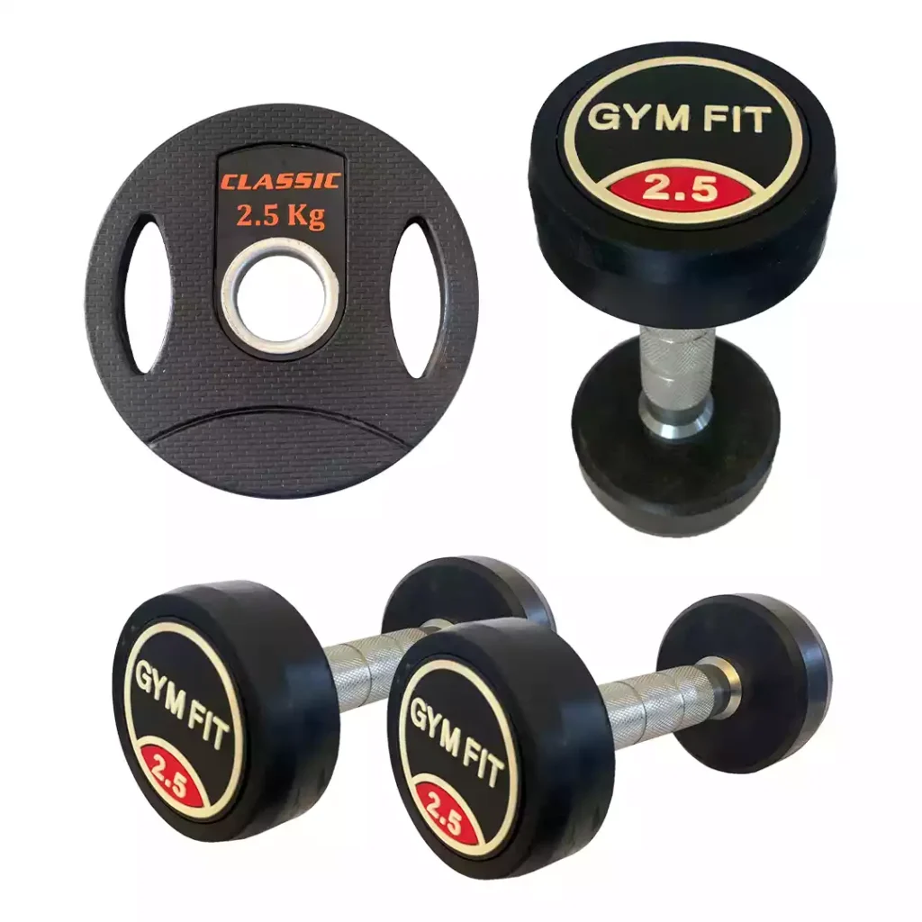 Dumbbells, Plates (in KG)